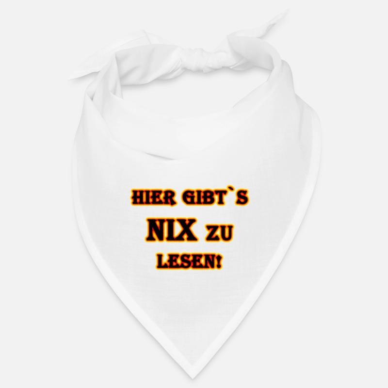 Funny saying There's nothing to read here Bandana
