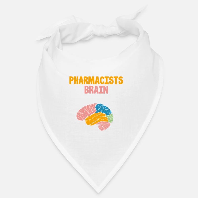 Pharmacists brain Pharmacy Technician Stud Bandana