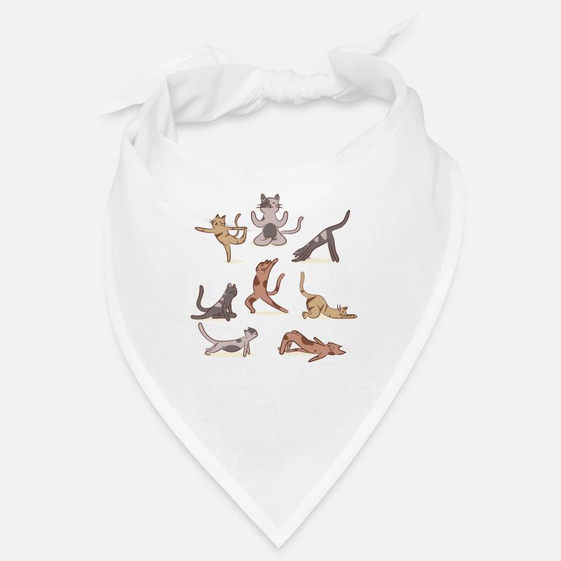 Yoga de chat, relaxation et méditation avec chat Bandana