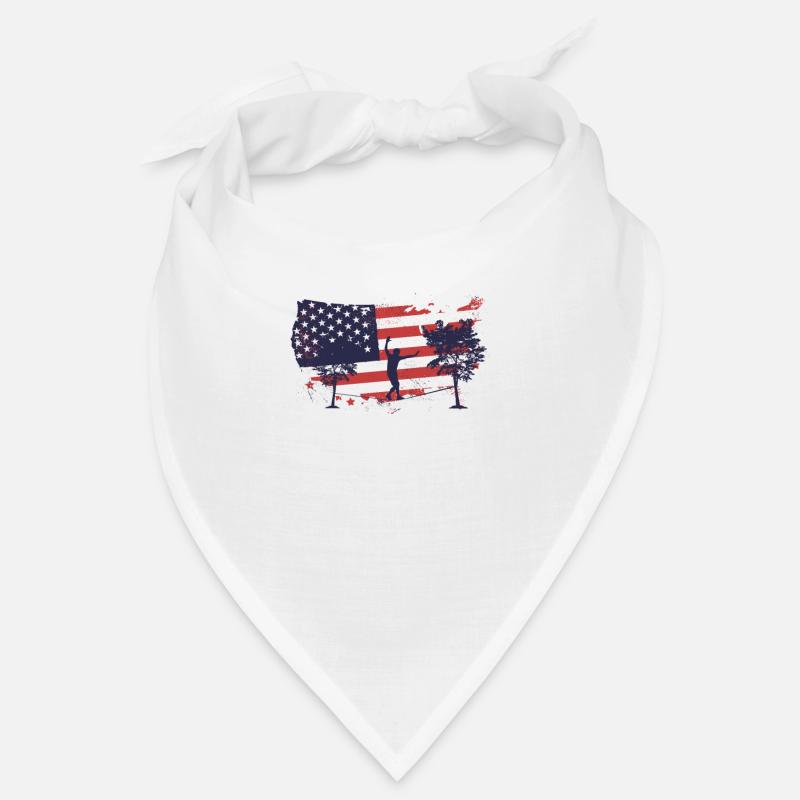 Slackline du drapeau américain Bandana