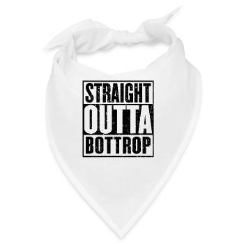 Straight Outta Bottrop - Bandana - Weiß - Vorne