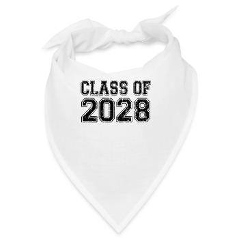 Klasse von 2028 - Bandana - Weiß - Vorne