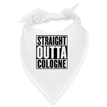 Gerade Outta Cologne Vintage - Bandana - Weiß - Vorne
