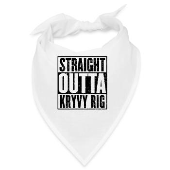 Straight Outta Kryvy Rig Vintage - Bandana - Weiß - Vorne