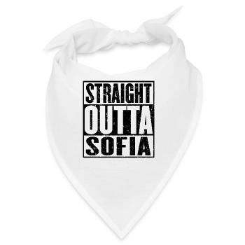 Gerade Outta Sofia Vintage - Bandana - Weiß - Vorne