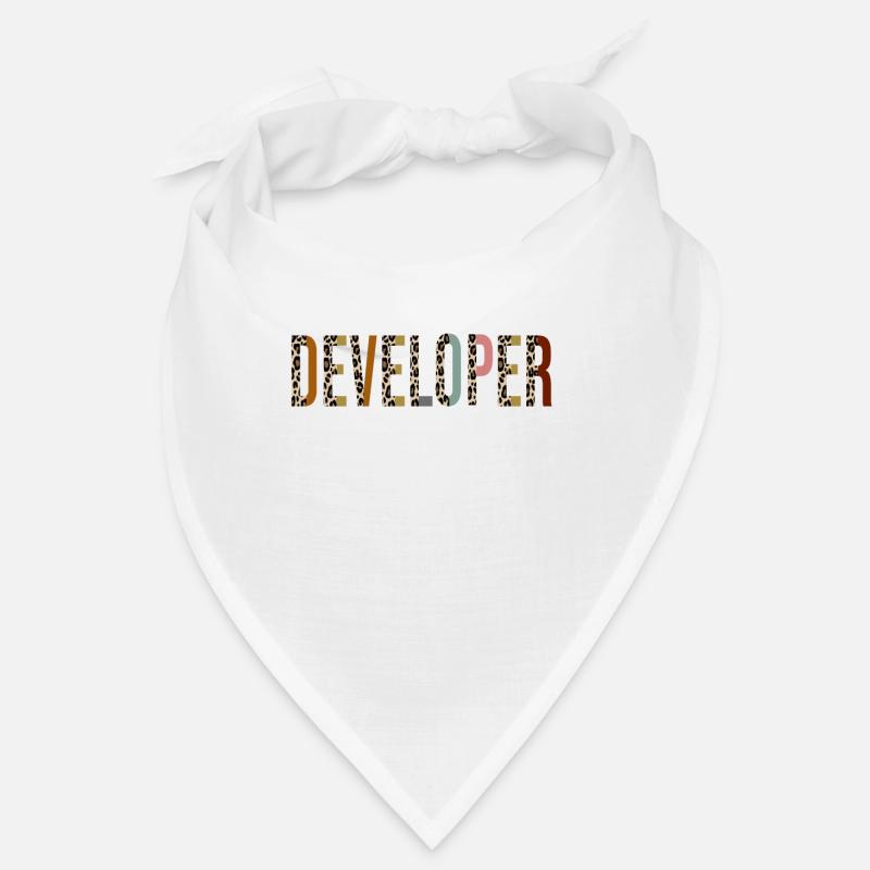 Cadeau drôle d'impression de léopard de développeur C++ Bandana