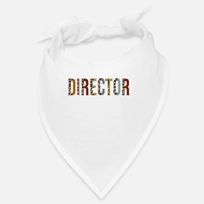 Directeur de casting Leopard Print Funny Gift Bandana