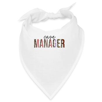 Case Manager Leopard Print Lustig - Bandana - Weiß - Vorne
