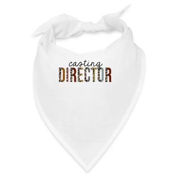 Casting Director Leopard Print Lustig - Bandana - Weiß - Vorne