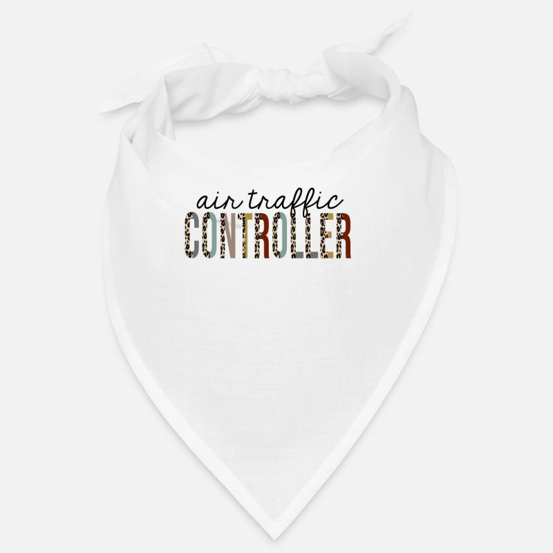 Air Traffic Controller Leopard Print Funny Bandana