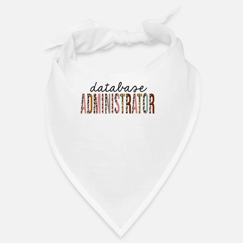 Database Administrator Leopard Print Funny Bandana