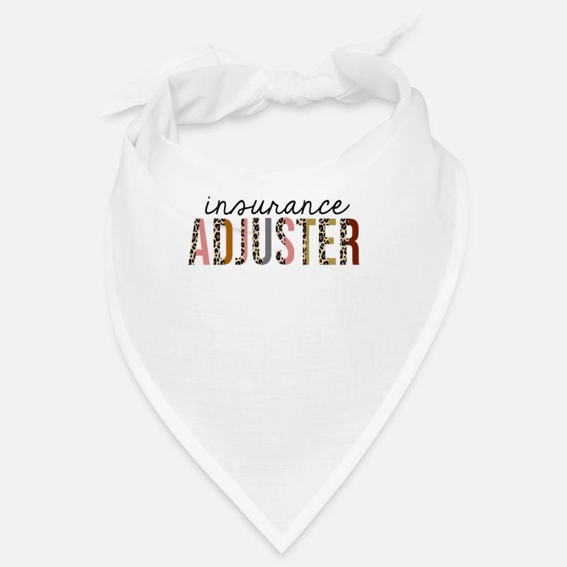 Insurance Adjuster Leopard Print Funny Bandana