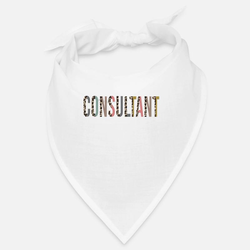 IT consultant Leopard Print Funny Gift Bandana