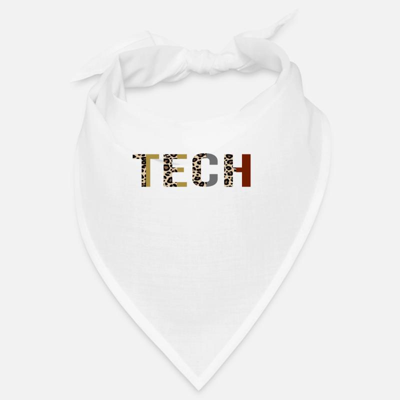 Cadeau drôle d'impression de léopard de Lash tech Bandana