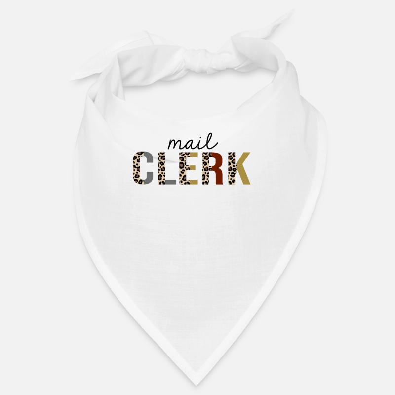 Commis au courrier imprimé léopard drôle Bandana