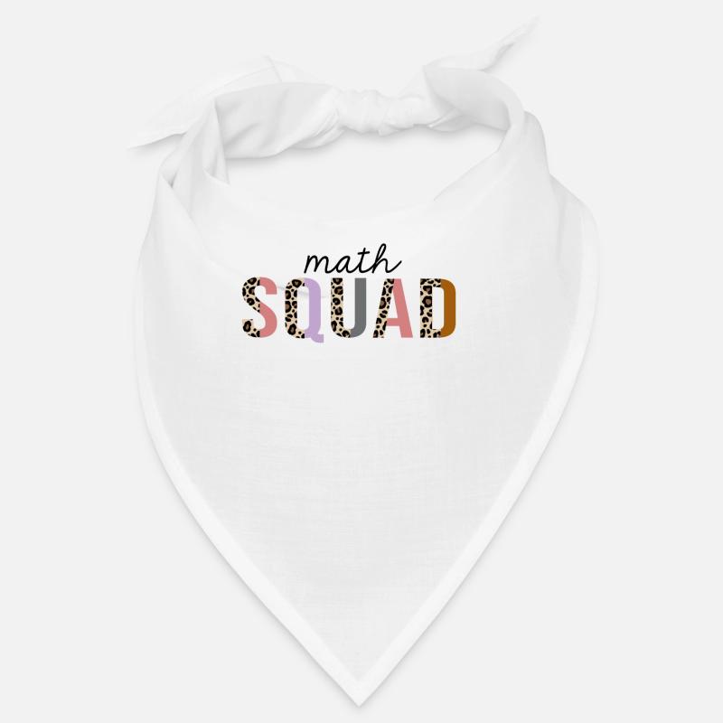 Math Squad Leopard Print Lustig Bandana