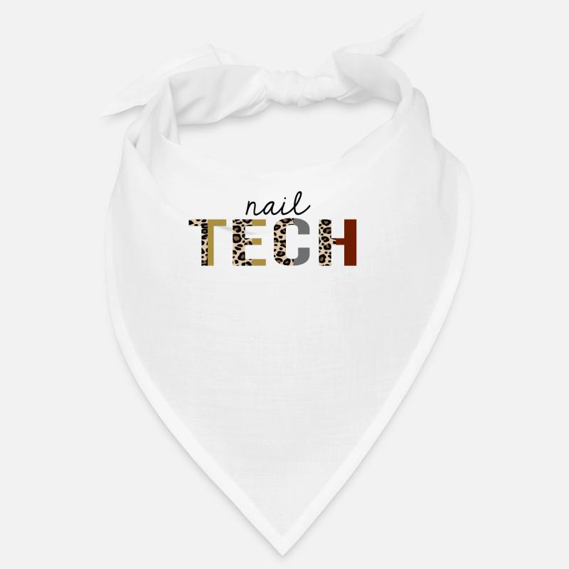 Nail Tech Leopard Print Lustig Bandana