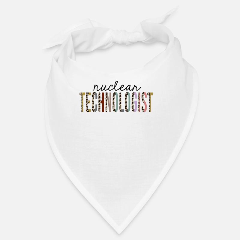 Technologue nucléaire Leopard Print Drôle Bandana