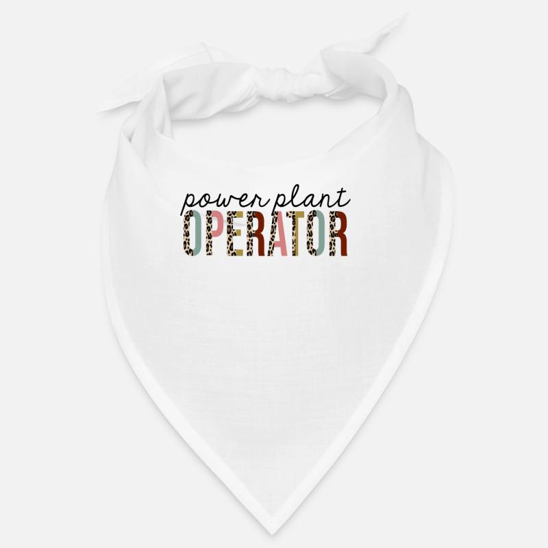 Power Plant Operator Leopard Print Funny Bandana