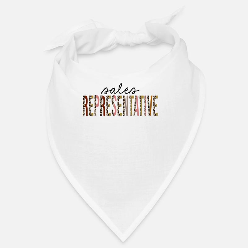 Représentant des ventes Leopard Print Funny Bandana