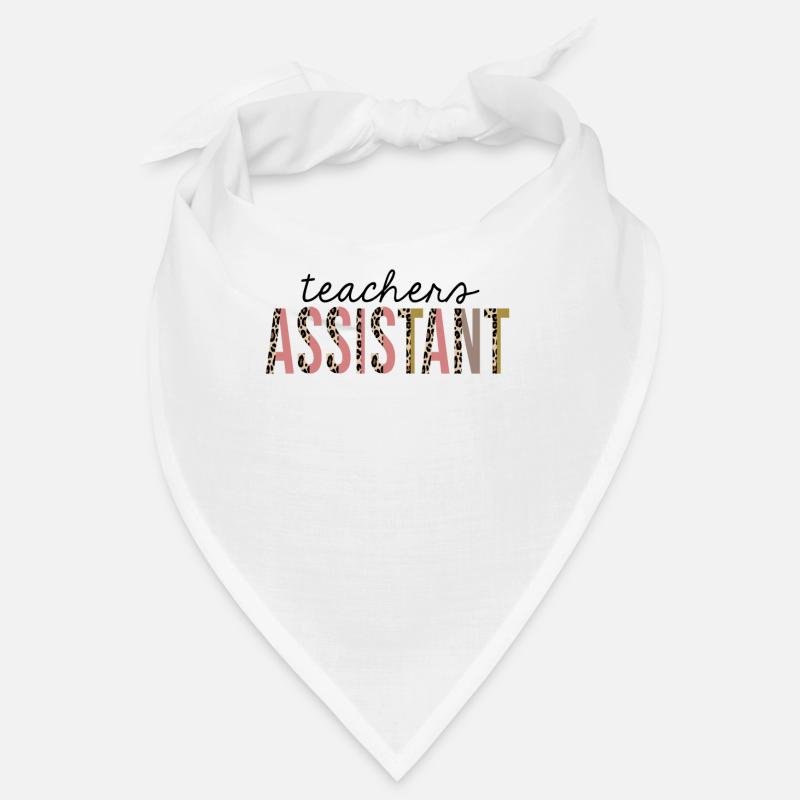 Lehrer Assistent Leopard Print Lustig Bandana
