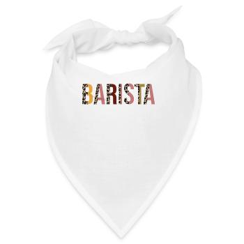 Barista - Bandana - Weiß - Vorne