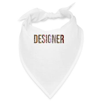 Designer - Bandana - Weiß - Vorne