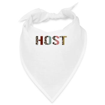 Gastgeber - Bandana - Weiß - Vorne