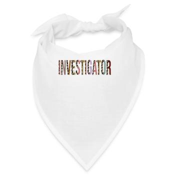 Ermittler - Bandana - Weiß - Vorne