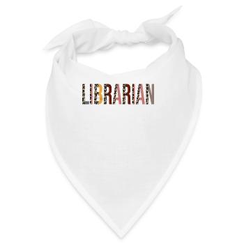 Bibliothekar - Bandana - Weiß - Vorne