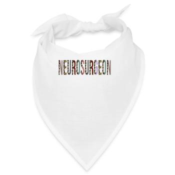 Neurochirurg - Bandana - Weiß - Vorne
