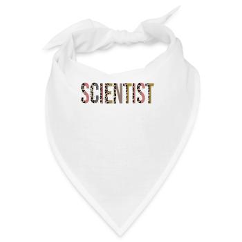 Wissenschaftler - Bandana - Weiß - Vorne