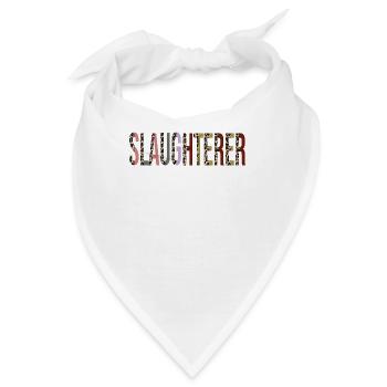 Schlächter - Bandana - Weiß - Vorne