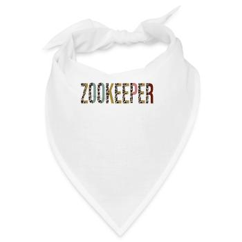 Tierpfleger - Bandana - Weiß - Vorne