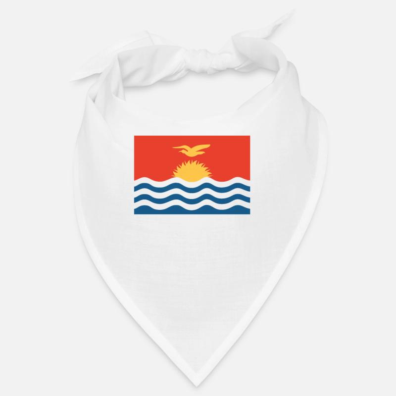 Drapeau officiel de Kiribati Gilbert Gilbertes Pays Bandana