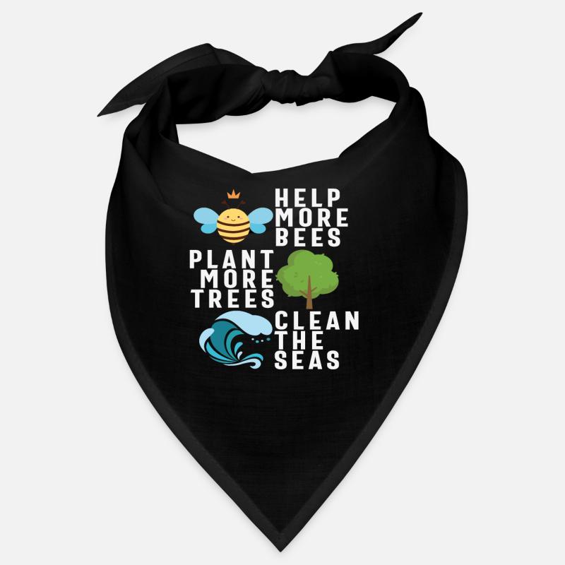 Aidez plus d’abeilles à planter plus d’arbres nettoyer les mers Nouveau Bandana