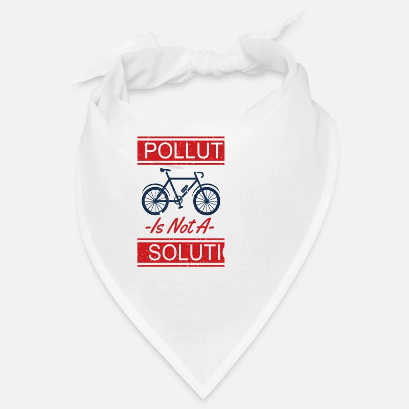 Pollution Is Not A Solution Earth Protection Bandana