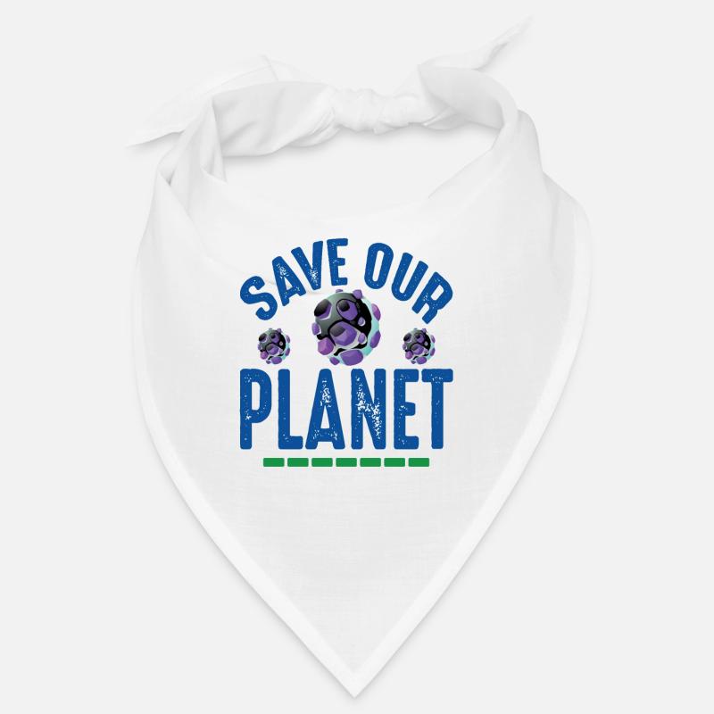Save Our Planet Earth Protection Support Bandana