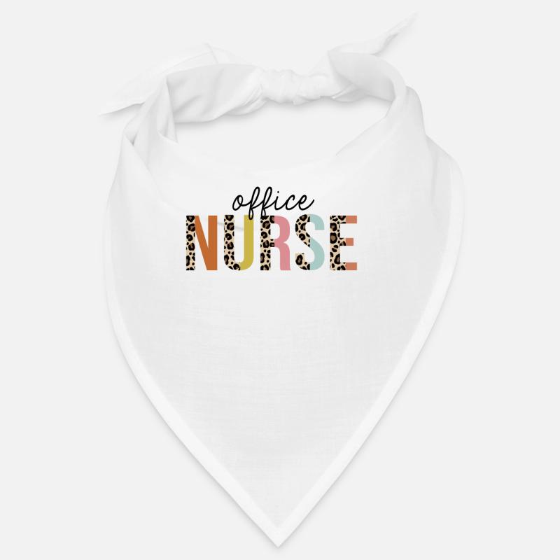 Infirmière de bureau Léopard Imprimer infirmière autorisée Bandana