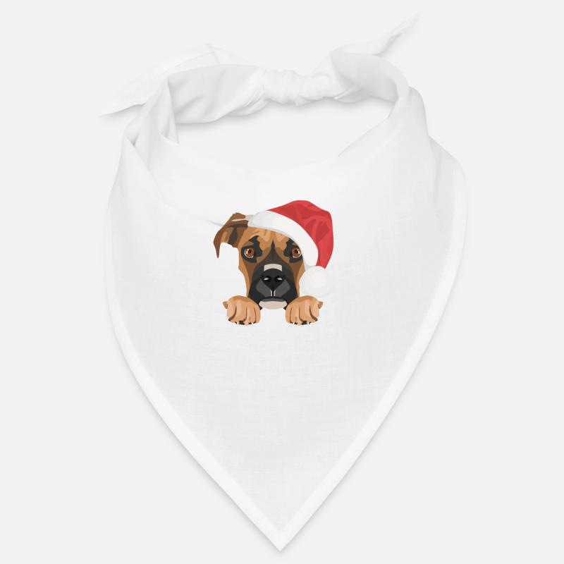 Boxer Merry Christmas Bandana