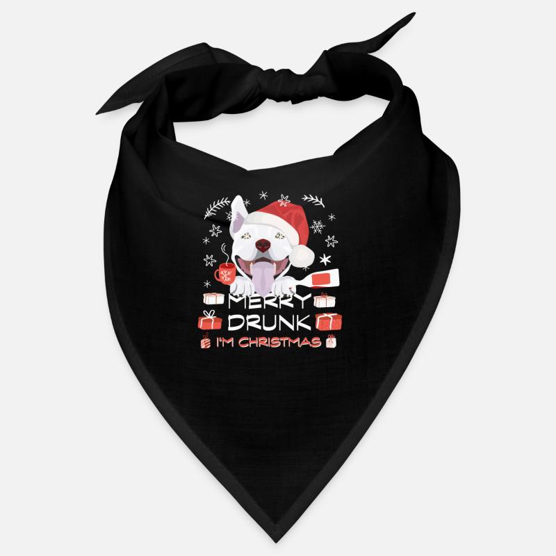 Marché de Noël Bull Terrier Bandana