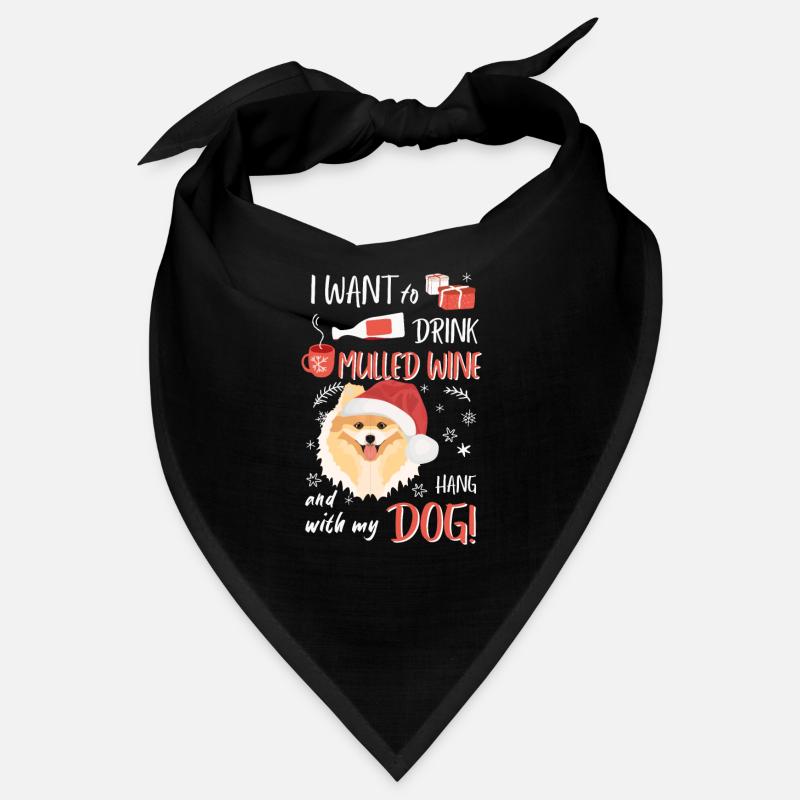 Spitz mulled wine Christmas Bandana