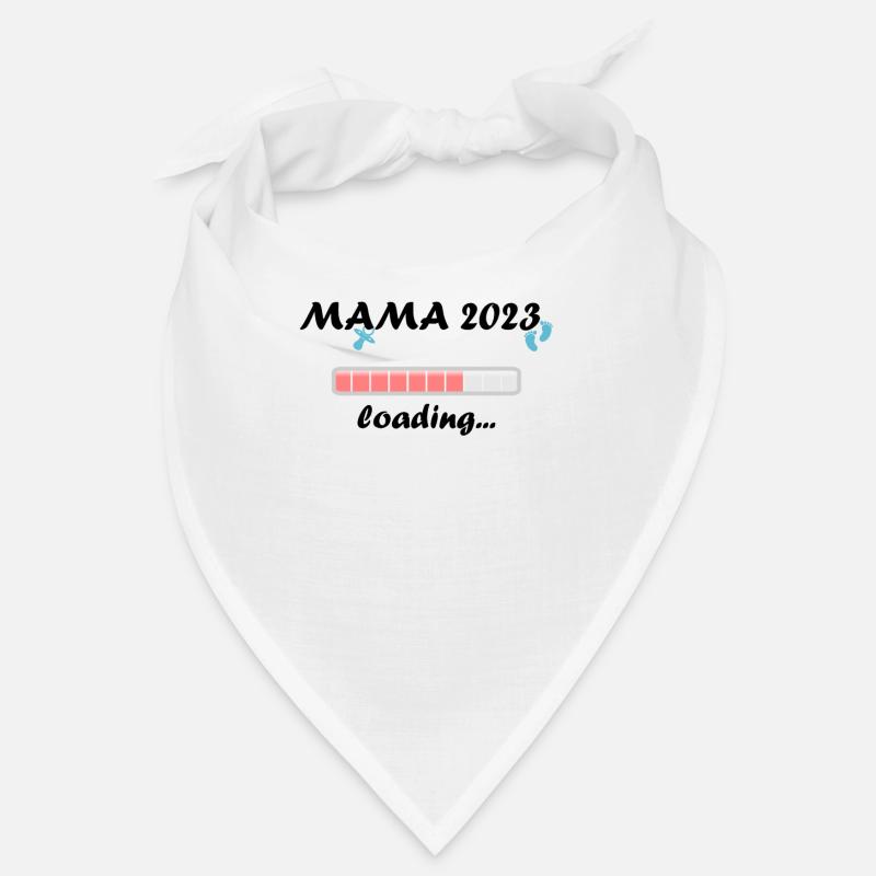 Mama 2023 Loading Schwangerschaft Bekanntgabe Baby Bandana
