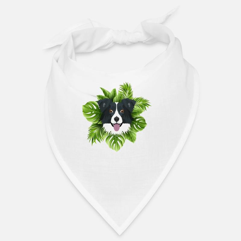 Tropical Border Collie Bandana