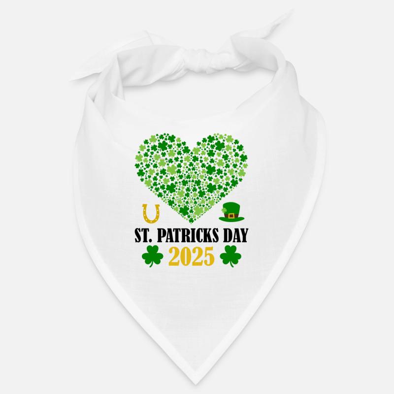 Accessoires de la Saint-Patrick Irlande Shamrock Décoration Bandana
