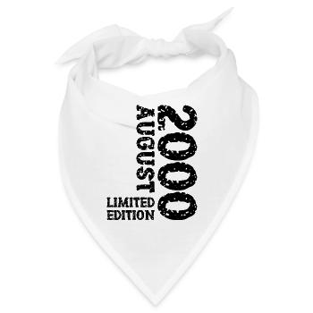 2000 August Limited Edition 23. Geburtstag Outfit - Bandana - Weiß - Vorne