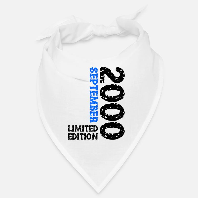 2000 Septembre Édition Limitée 23rd Birthday Deco Bandana