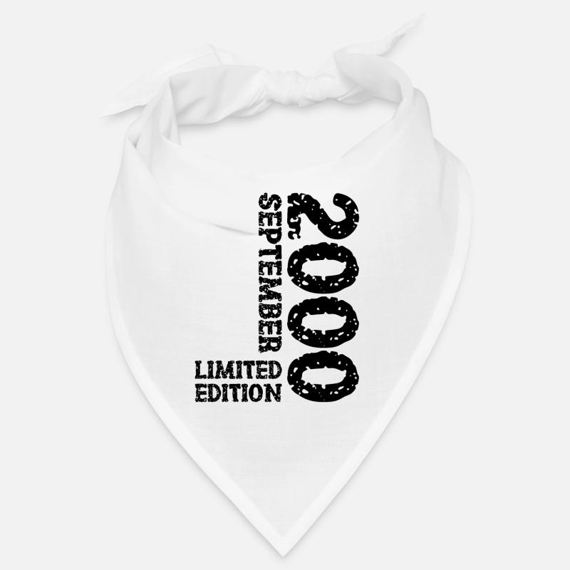 2000 Septembre Édition Limitée 23rd Birthday Deco Bandana