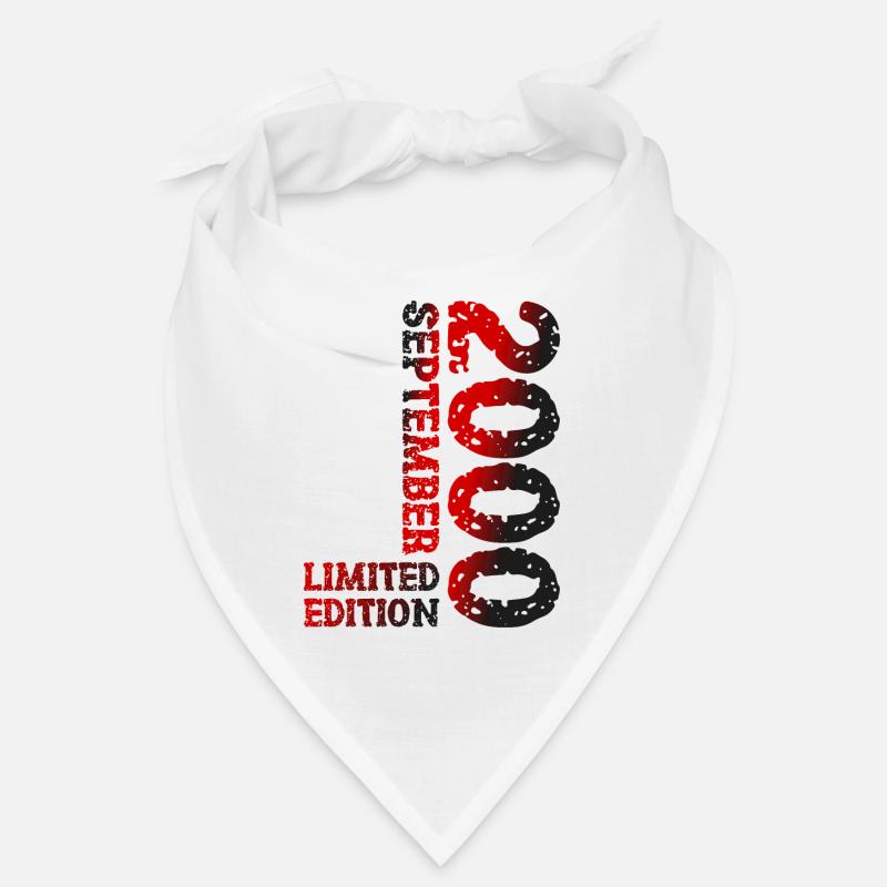 2000 September Limited Edition 23. Geburtstag Deko Bandana