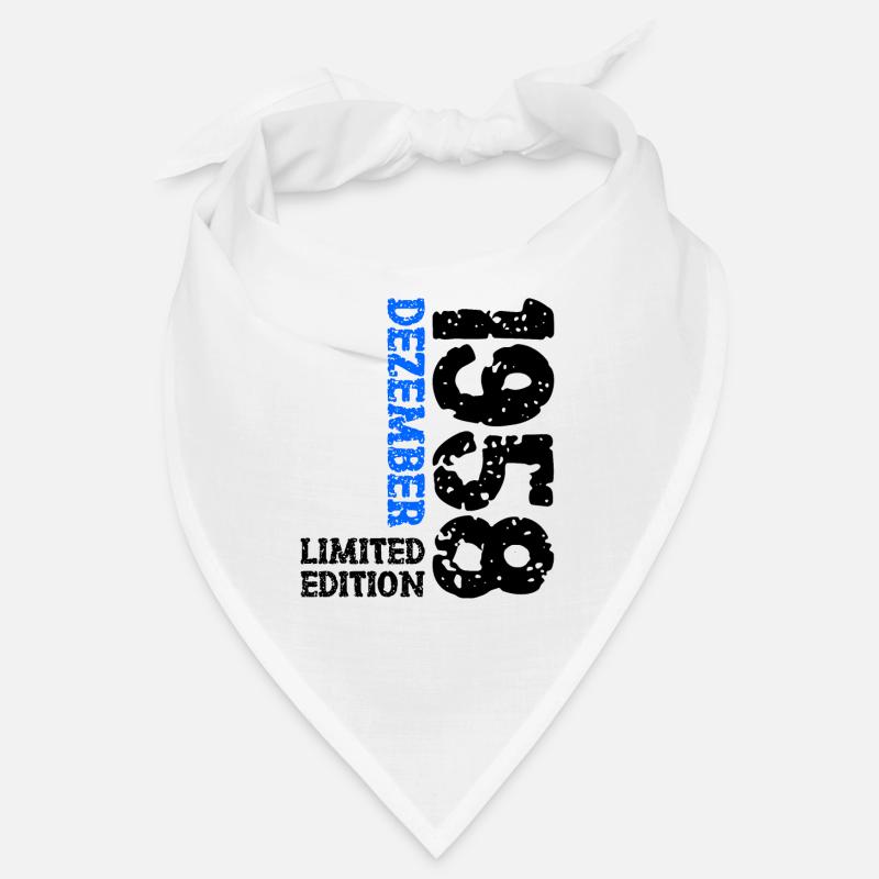 1958 décembre édition limitée 65e anniversaire décoration Bandana